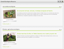 Tablet Screenshot of cestaecologicanavarra.com